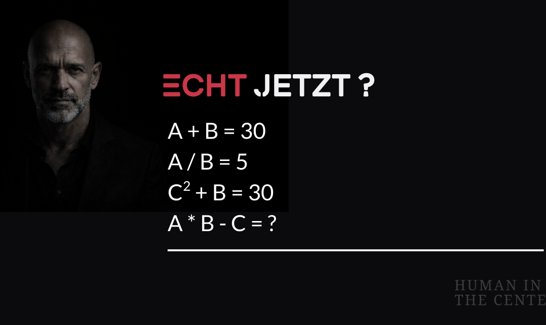 Wenn eine Rechenaufgabe plötzlich über Wert entscheidet